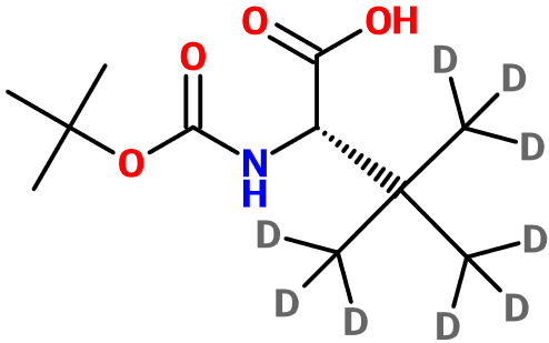 MC004607 N-Boc-L-tert-leucine-d9 (图片) MC004607 N-Boc-L-tert-leucine-d9